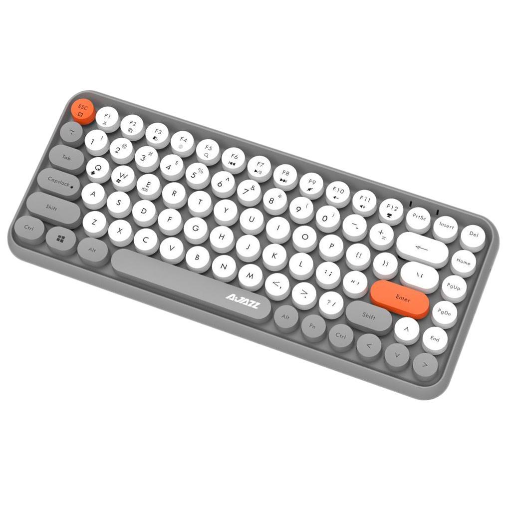 84 Key Wireless Bluetooth Lightless Keyboard for PC Laptop Tablet