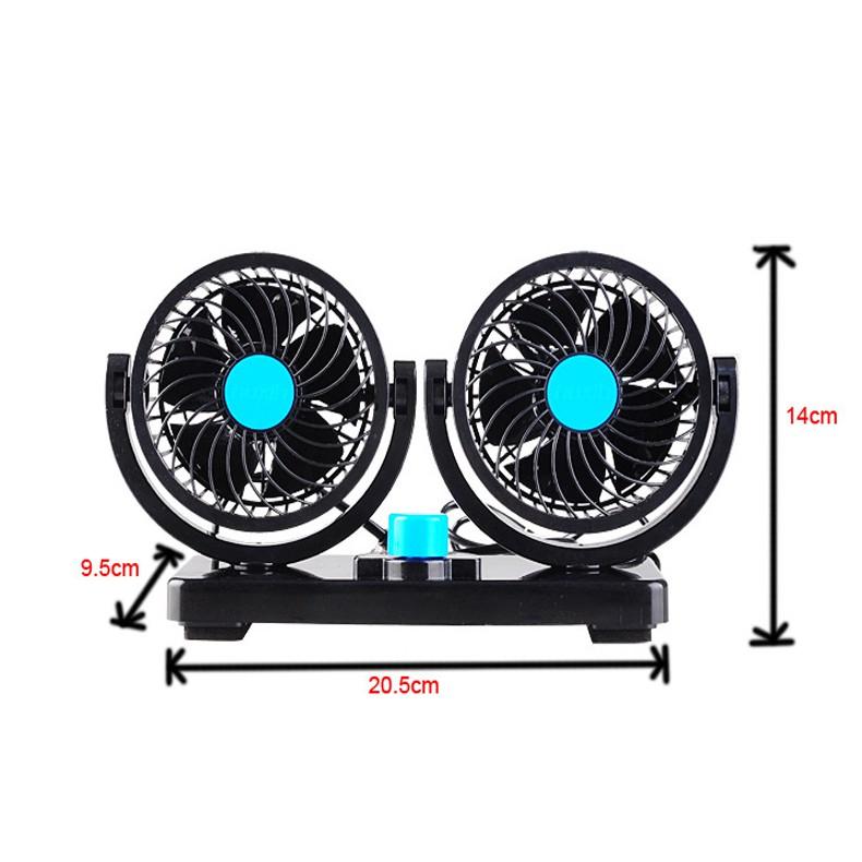 Quạt đôi 24V cho dành cho xe Ô tô tải xe Buýt