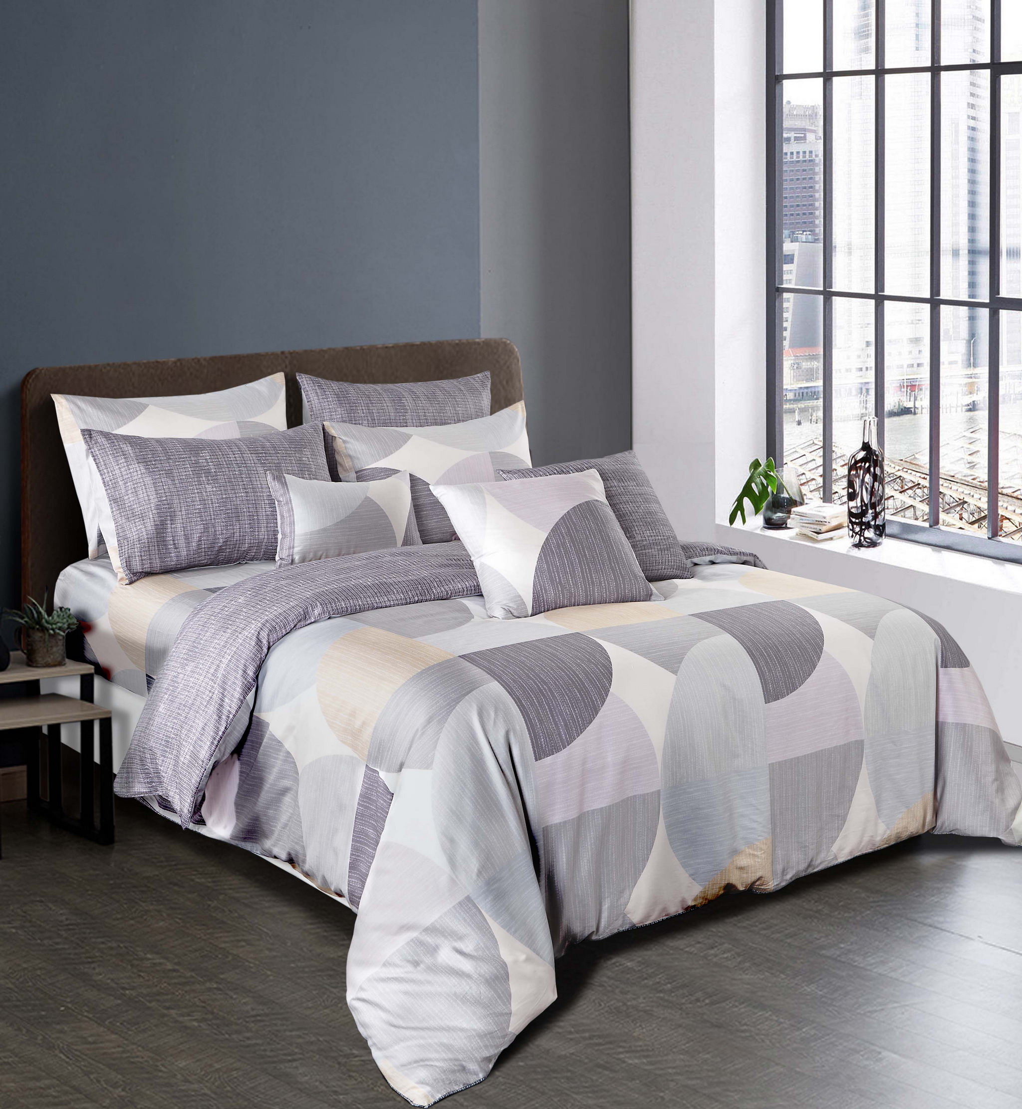 Bộ Ga và Vỏ Gối Akemi Cotton Select Affluence, gồm 5 món