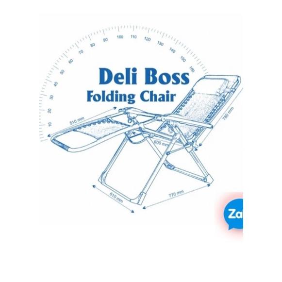 Ghế xếp du lịch DELI Boss cao cấp loại 1