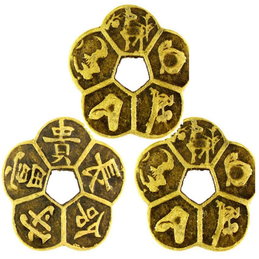 ️️ Đồng tiền Hoa Mai 5 cánh TI6570