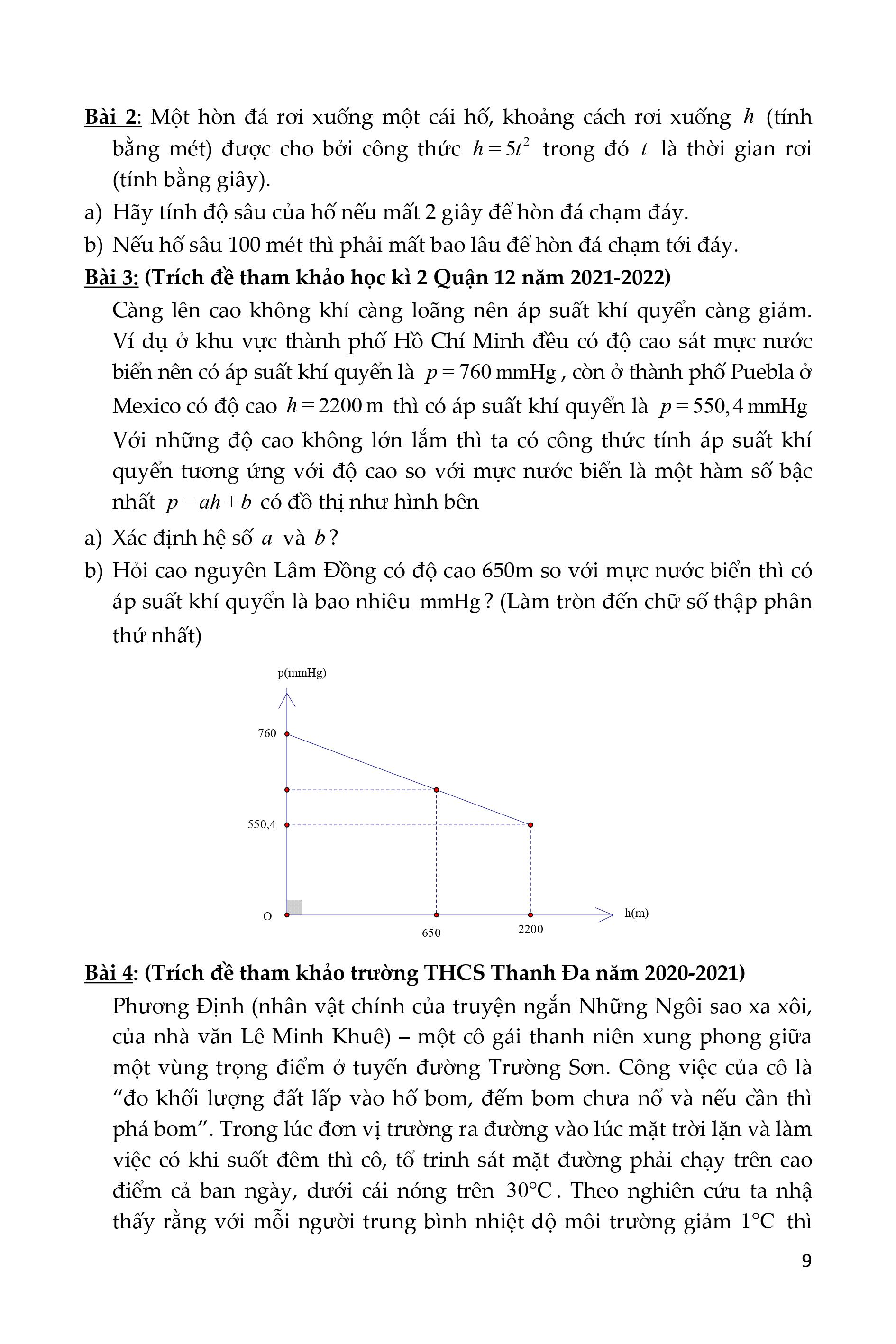 Phương Pháp Giải Các Dạng Toán Thực Tế Trong Kỳ Thi Tuyển Sinh Lớp 9 Vào Lớp 10