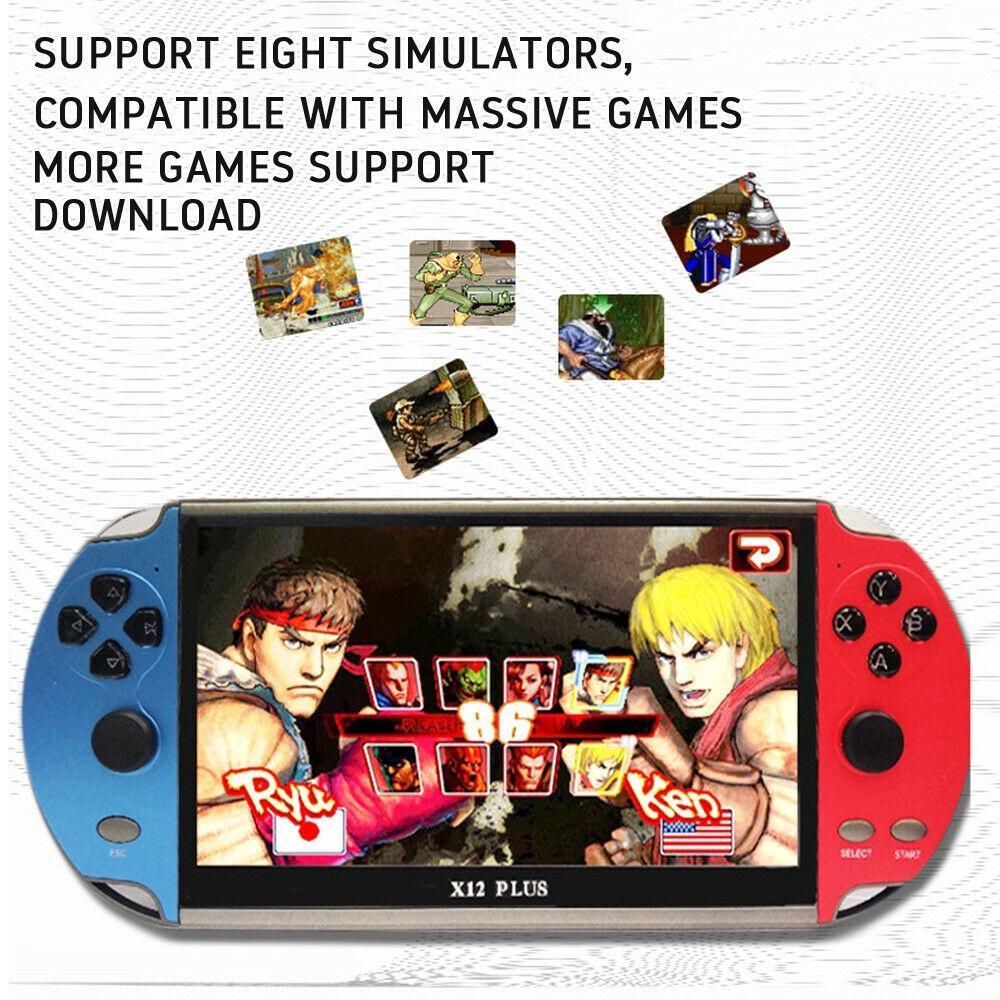 Máy Chơi Game Cầm Tay Màn Hình 7 Inch X12 Plus 16gb Tích Hợp 10000 Trò Chơi Psp