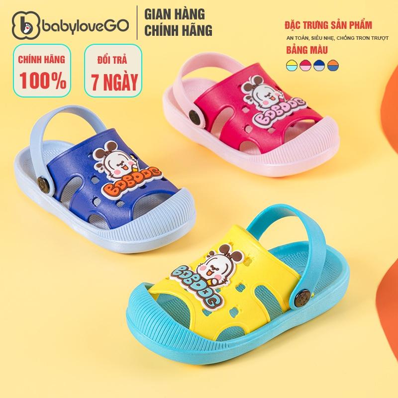 Dép Sục Sandal Cho Bé BobDog BD93A Đế Siêu Mềm Nhẹ Chống Trơn Trượt Cho Bé