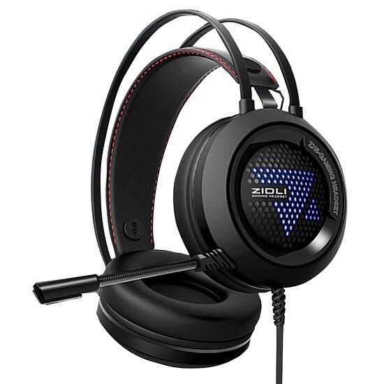 Tai nghe Gaming ZIDLI ZH6 - 3.5mm + USB , LED Rainbow hô hấp đổi màu - Hàng Chính Hãng