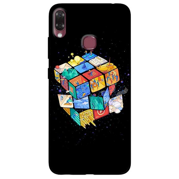 Ốp lưng dành cho Vsmart Joy 1+ mẫu Rubik Vũ Trụ