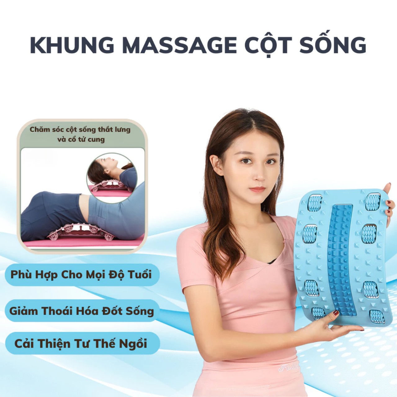 Khung Nắn Chỉnh Cột Sống Begor: Giảm Đau và Cải Thiện Tình Trạng Thoát Vị Đĩa Đệm, Thoái Hóa, Đau Vai Gáy, massage và thư giãn