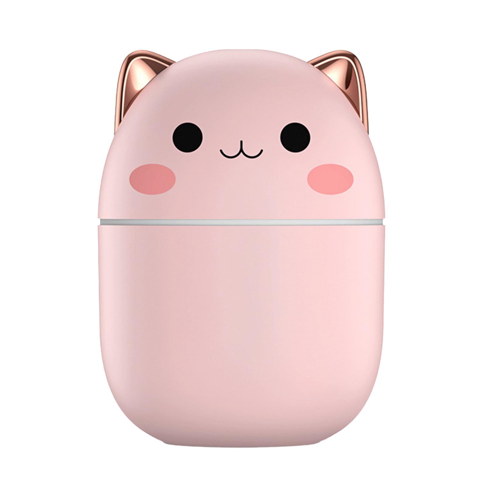 Car Humidifiers, 250ml Small Air Humidifier, Portable Mini Humidifiers for Bedroom, USB Cool Mist Sprayer with Night Light for Home,Office, Plants