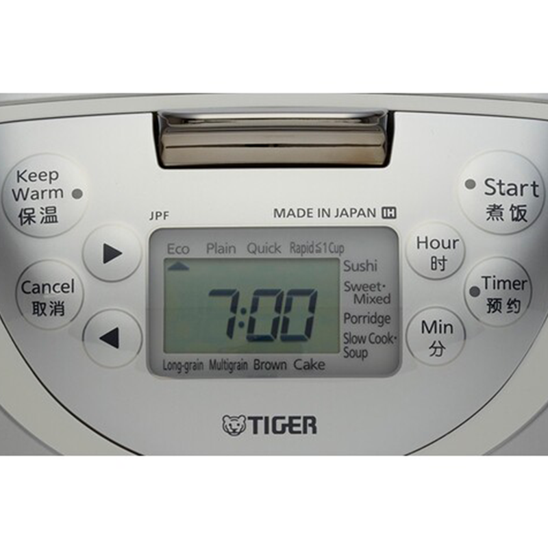 Nồi Cơm Điện Tử Cao Tần Tiger 3 Trong 1 JPF-A55W [0.54L] - Hàng Chính Hãng