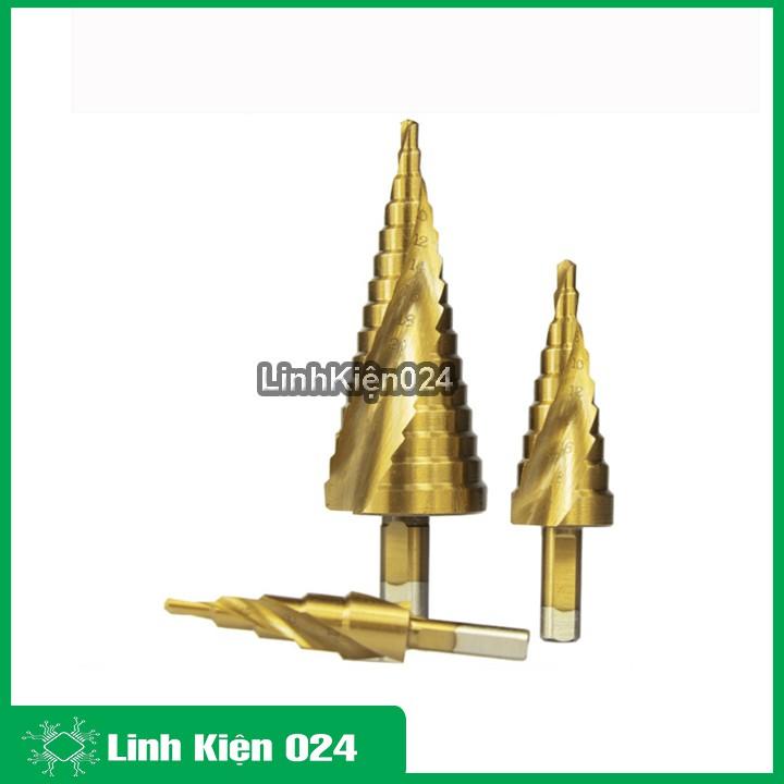 Bộ 3 Mũi Khoan Sắt Hình Nón Chất Lượng Cực Cao Phủ TITANIUM