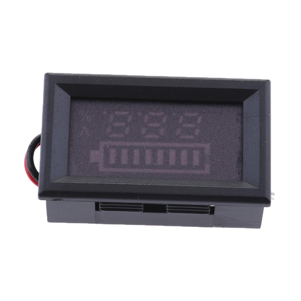 48V Digital Voltmeter Battery Capacity Tester Multimeter for Motor Vehicle