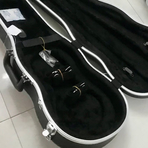 Hộp Đàn Violin - Size 4/4 - Bảo quản đàn tốt với Chất liệu ABS - có dây đeo - có ổ khóa - Viền Nhôm Bền Đẹp - Không sợ mưa, nắng.