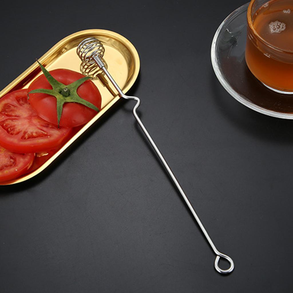Stainless Steel Honey Dipper Spoon Stirring Stick Bar Stirring Stick 24.5cm