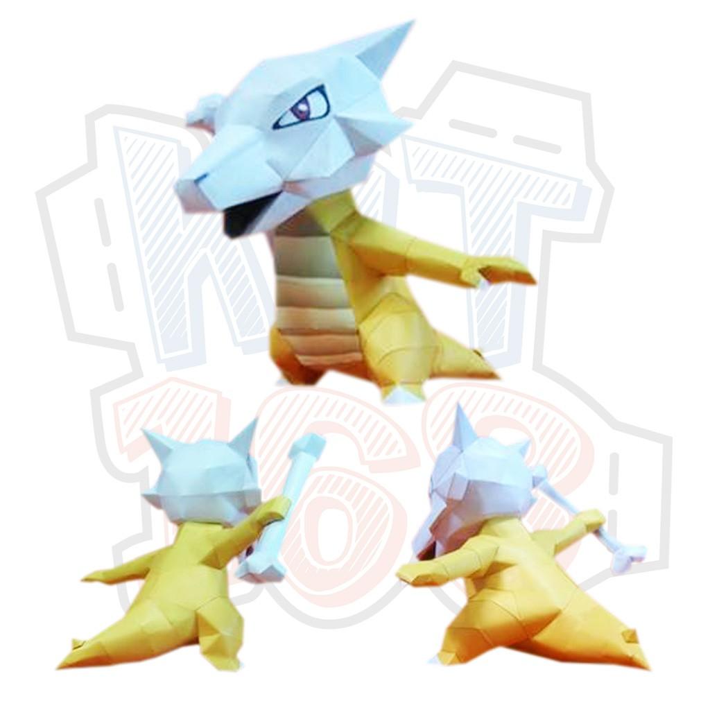 Mô hình giấy Anime Pokemon Marowak