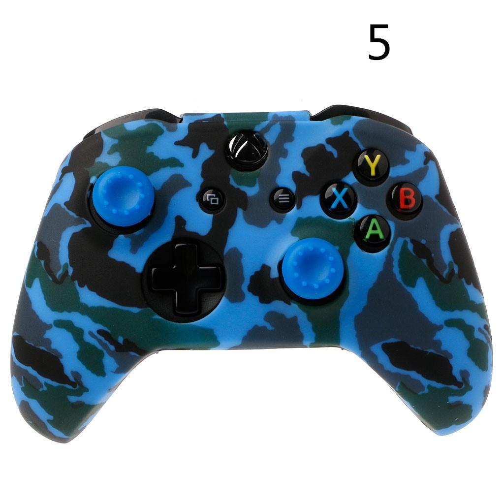 Bộ tay cầm chơi game bằng silicon + 2 nút bấm cho Xbox One x S