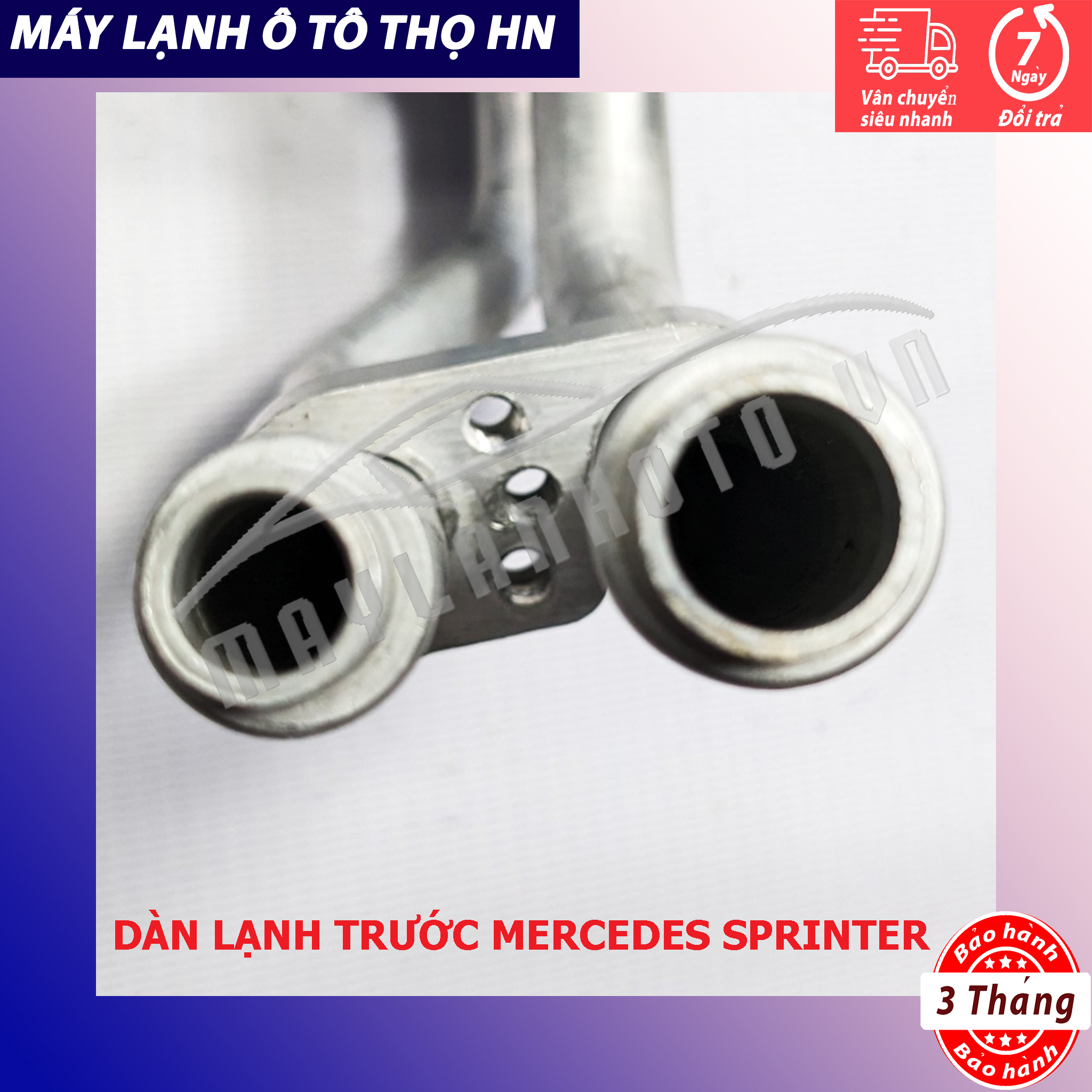 Dàn (giàn) lạnh Mercedes Sprinter (giàn trước) Hàng xịn Thái Lan (hàng chính hãng nhập khẩu trực tiếp)