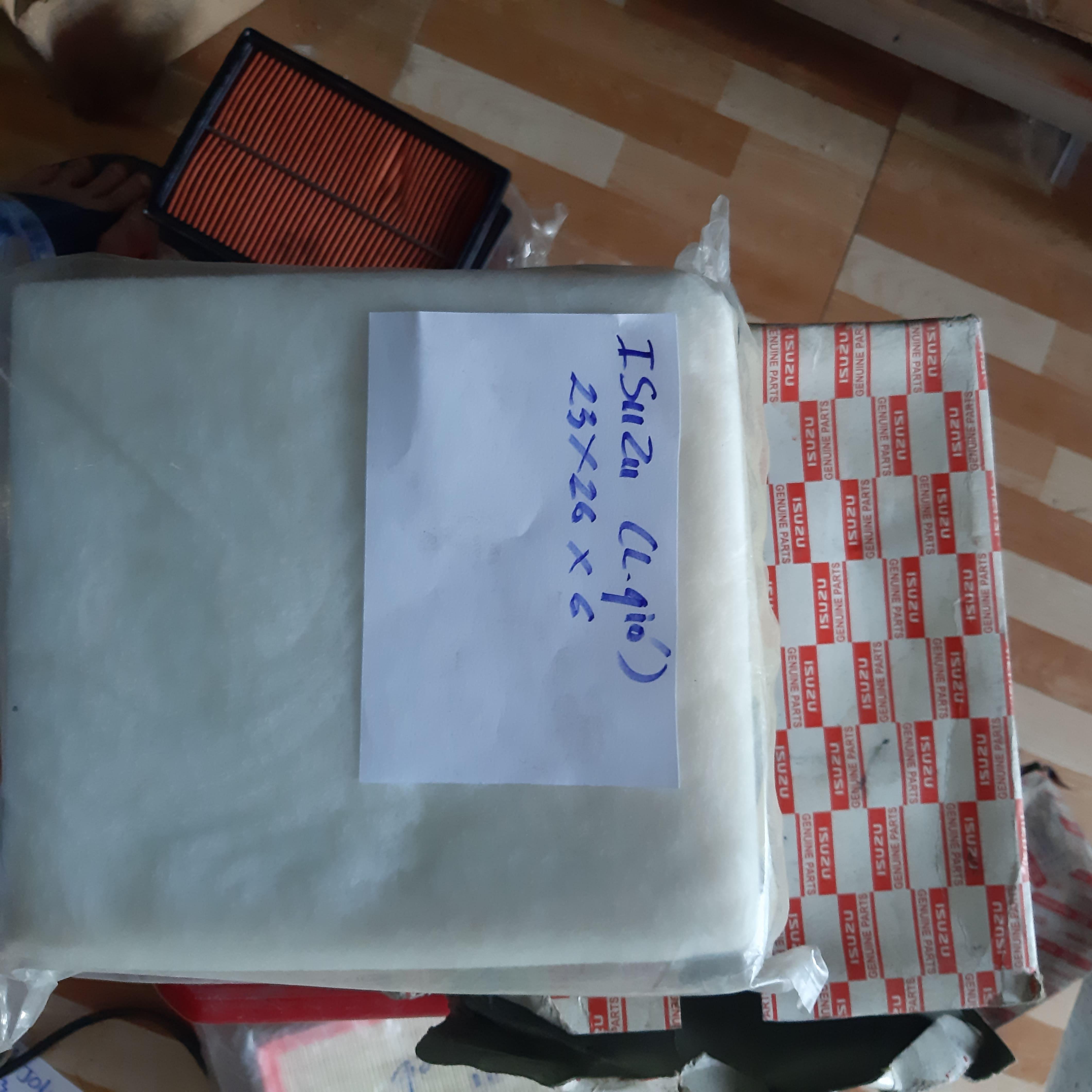 Lọc gió động cơ ISUZU Dmax 2012 trở lên, kích thước 23cmx26cmx6cm, mã lọc 98140266