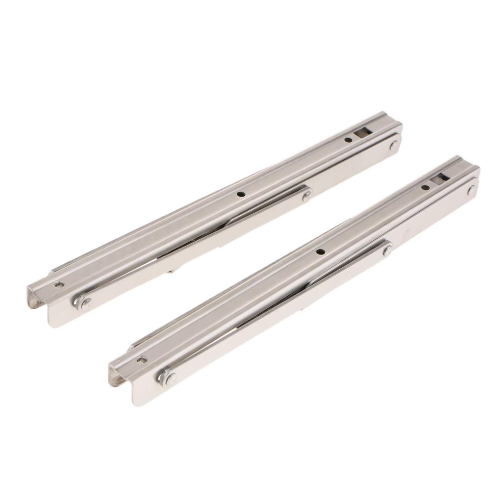 2Pcs Stainless Steel Foldable Shelf Bracket Rack Wall Hanging Holder