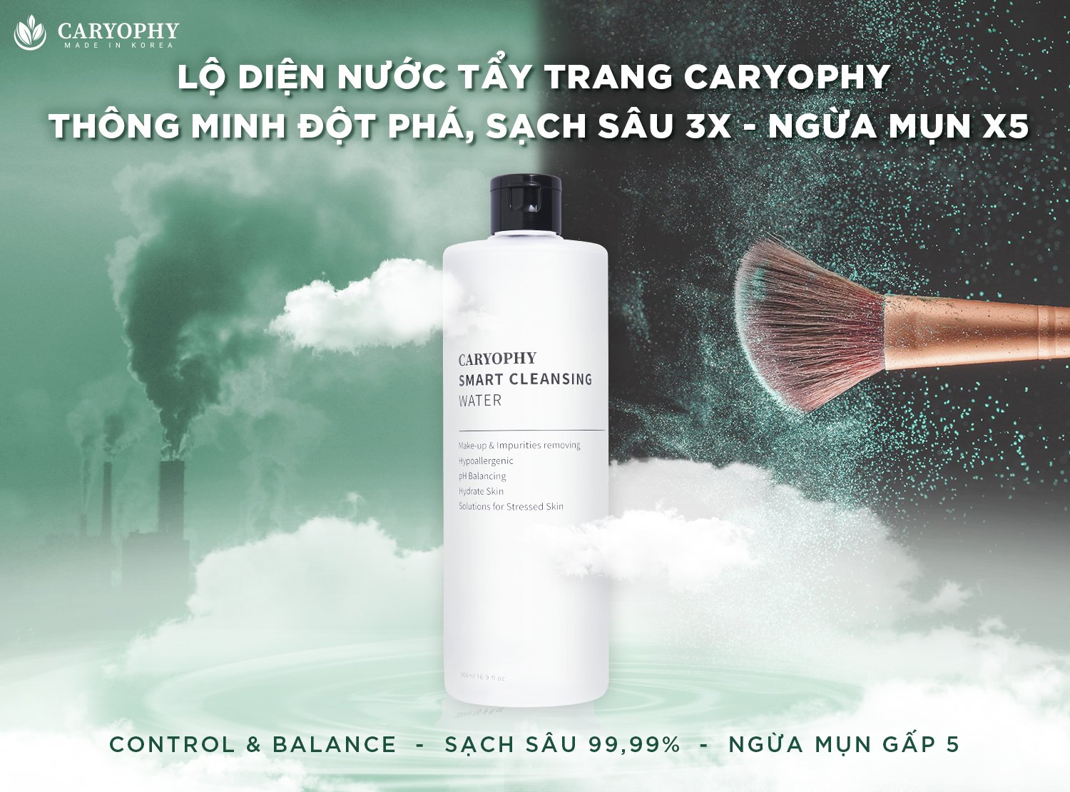 Nước tẩy trang Caryophy Smart Cleansing Water