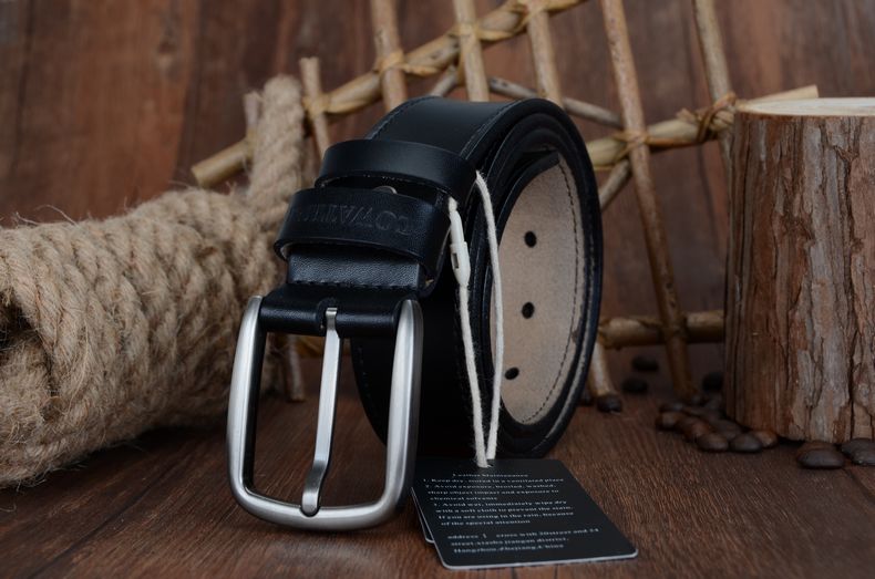Thắt Lưng Da Bò Chính hãng COWATHER XF013 Đen