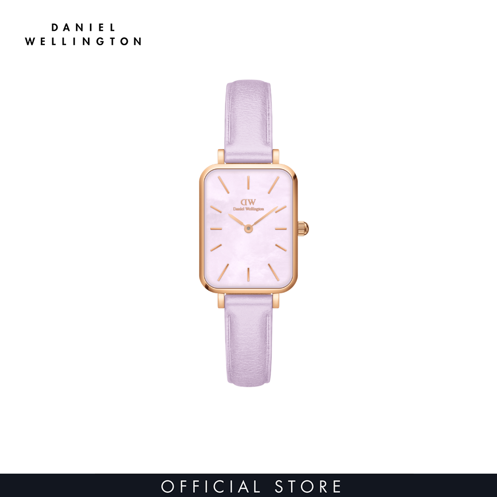 Đồng hồ Nữ Daniel Wellington Dây Da - Quadro 20X26MM DW00100637