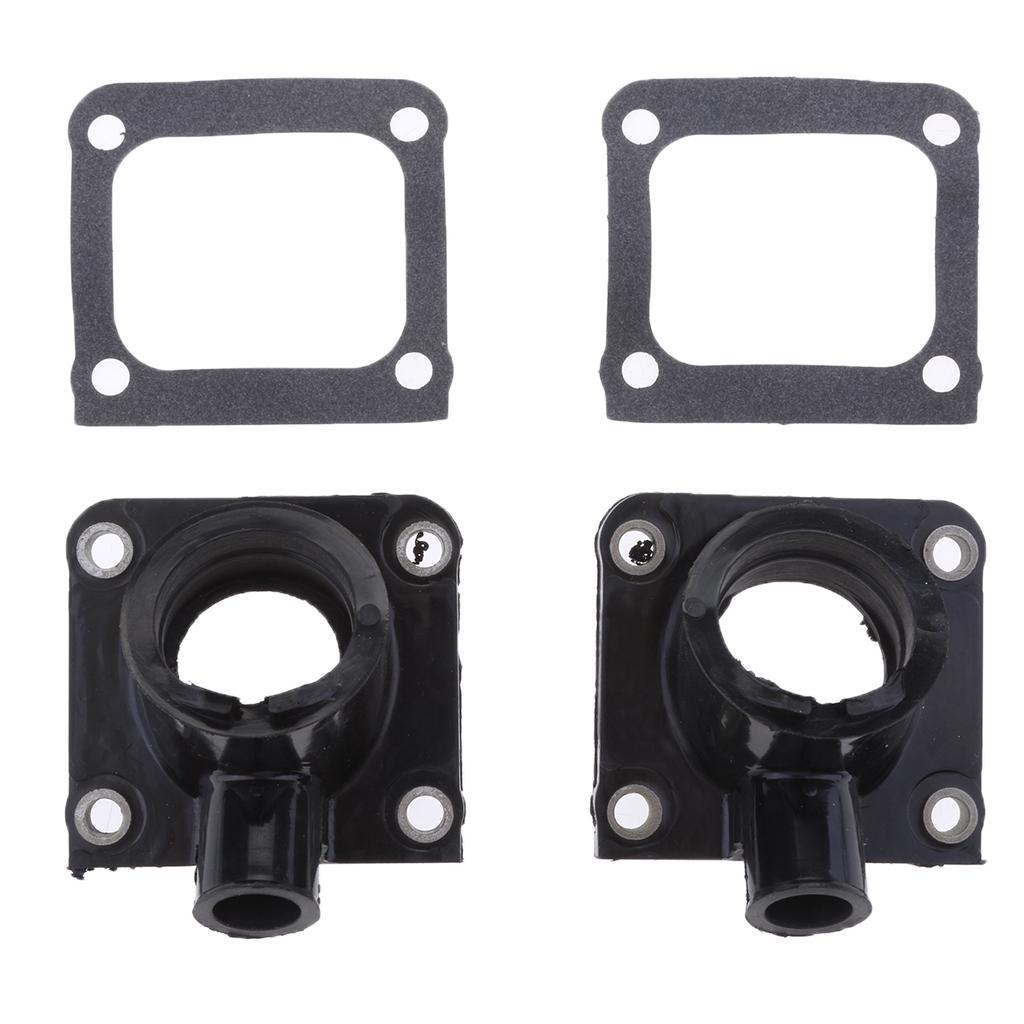2 Pieces Carburetor Interface Adapter Intake Manifold Rubber Interface