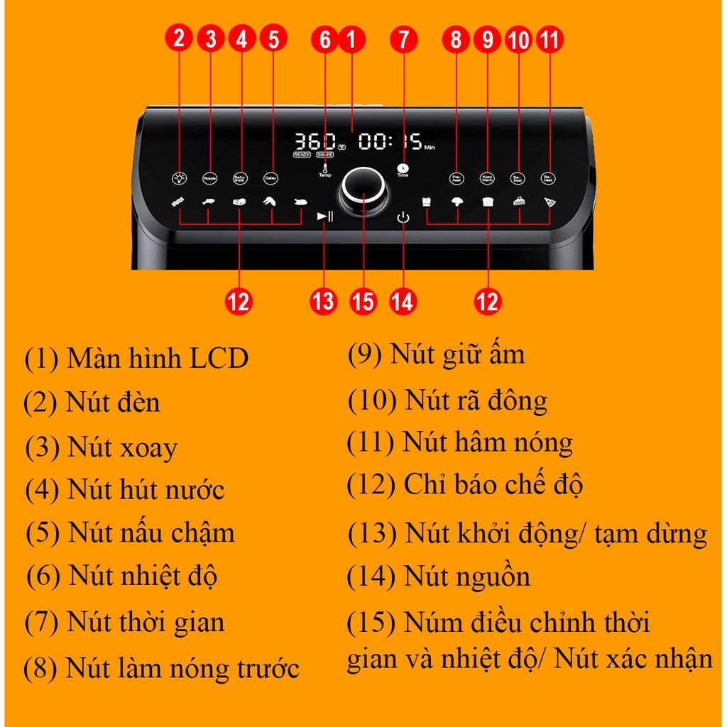 HÀNG CHÍNH HÃNG - NỒI CHIÊN KHÔNG DẦU KALITE KL Q12 MADE IN THÁI LAN- TẶNG KÈM QUÀ