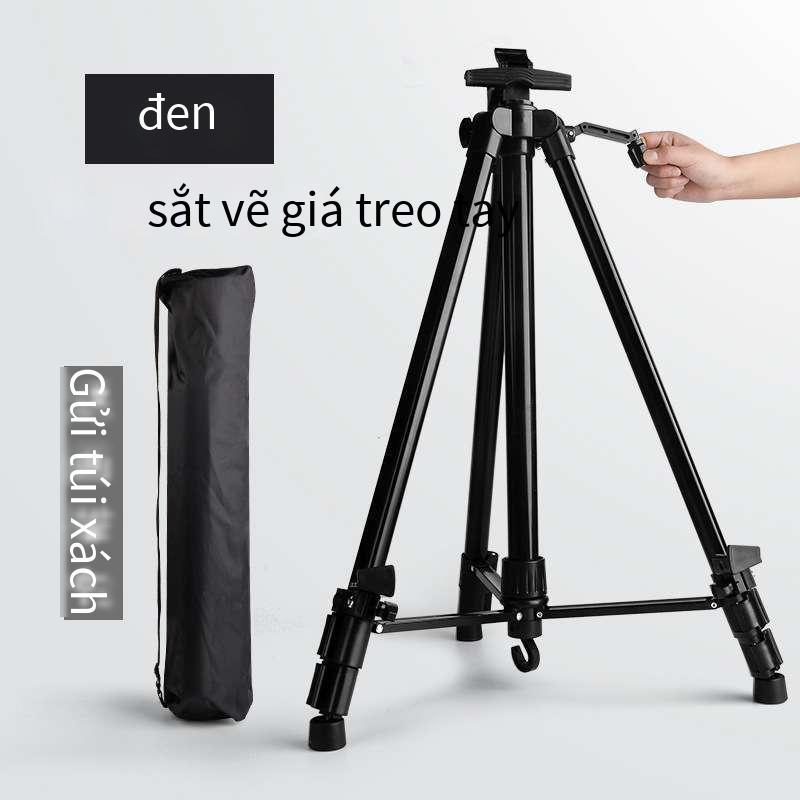 Phong cách mới nhất giá vẽ di động bảng vẽ phác thảo kệ sơn công cụ chân máy một bộ đầy đủ gấp chuyên nghiệp sơn dầu hợp kim nhôm