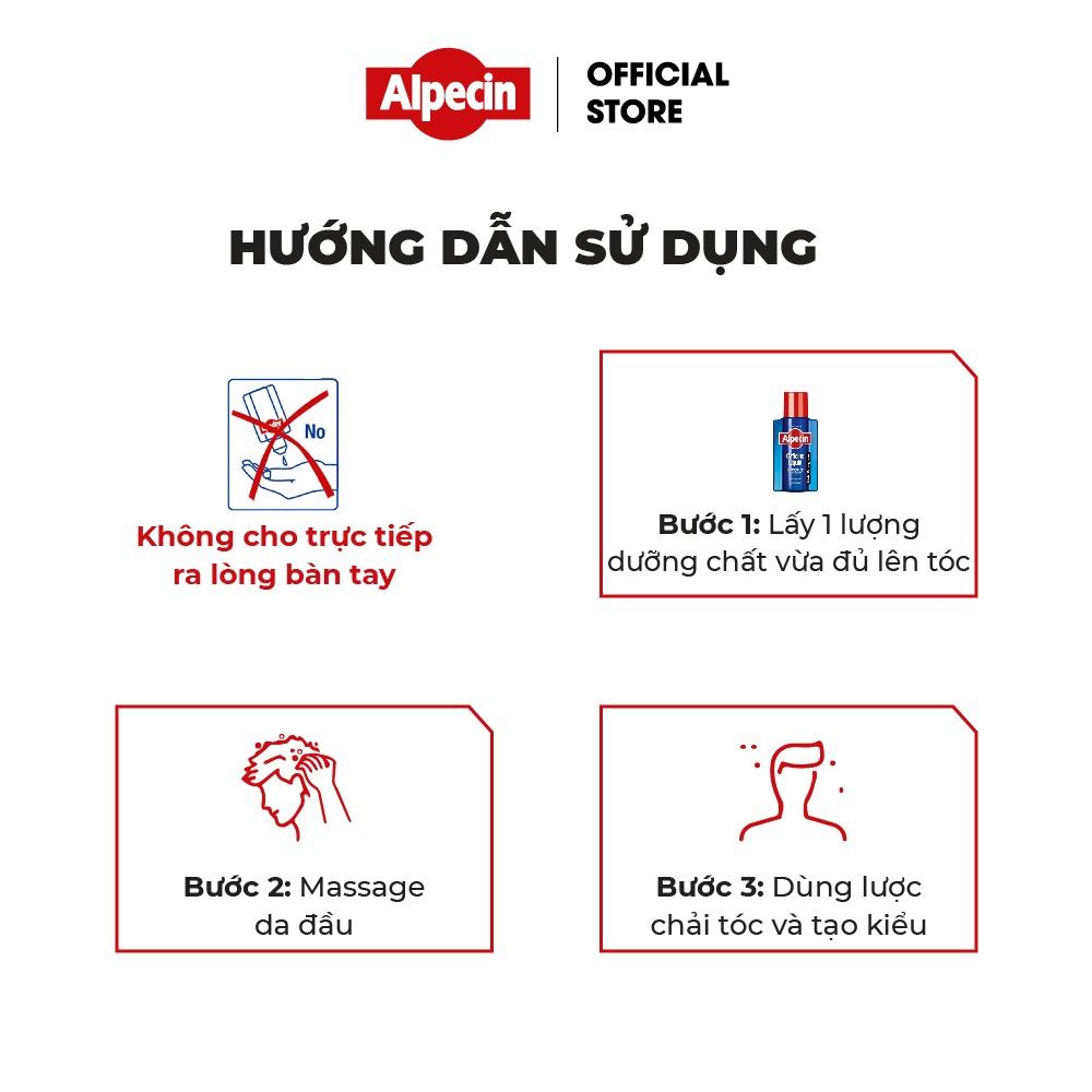 Serum dưỡng tóc Caffeine Alpecin Liquid 75ml, ngăn rụng và kích thích tóc mọc cho nam