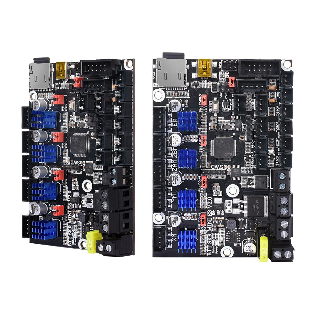 BIGTREETECH BTT SKR MINI E3 V2 Ban Kiểm Soát 32bit Với TMC2209 3D Máy In Phần Bo Mạch Chủ Cho Ender 3 Nâng Cấp SKR V1.4 Turbo