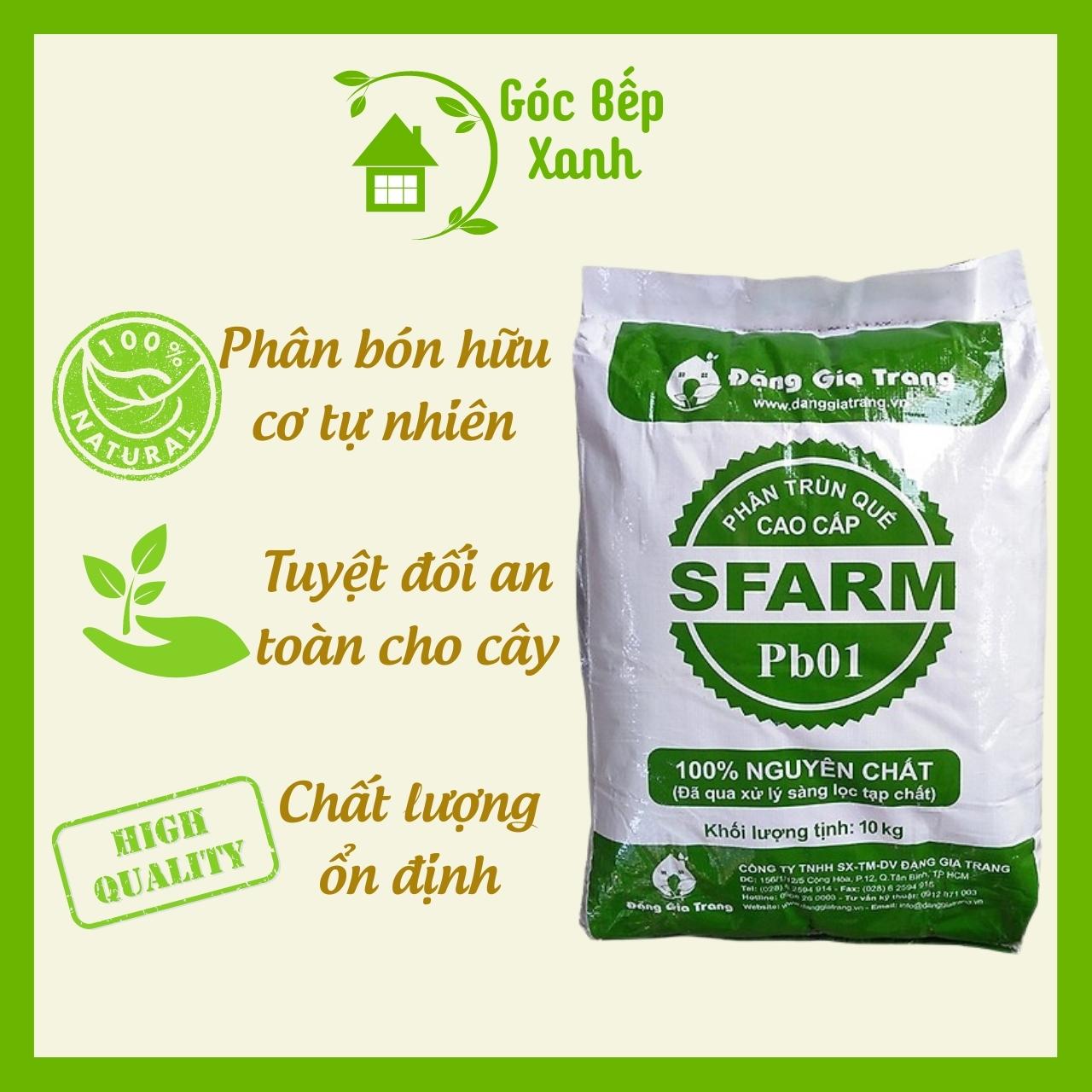 BAO 10 KG - PHÂN TRÙN QUẾ ĐÃ QUA XỬ LÝ - CHUYÊN RAU SẠCH VÀ CÂY ĂN TRÁI - PHÂN BÓN SINH HỌC - VI SINH