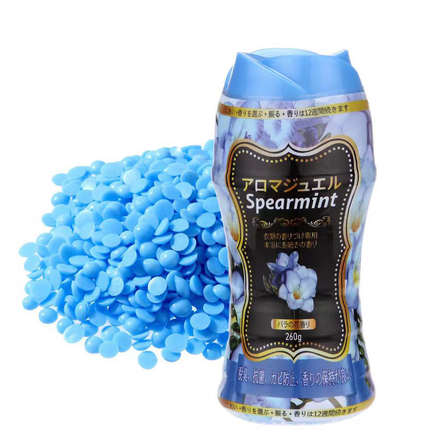 Hạt xả thơm làm mềm quần áo Spearmint Nhật Bản 260g lưu giữ hương thơm, làm mềm vải