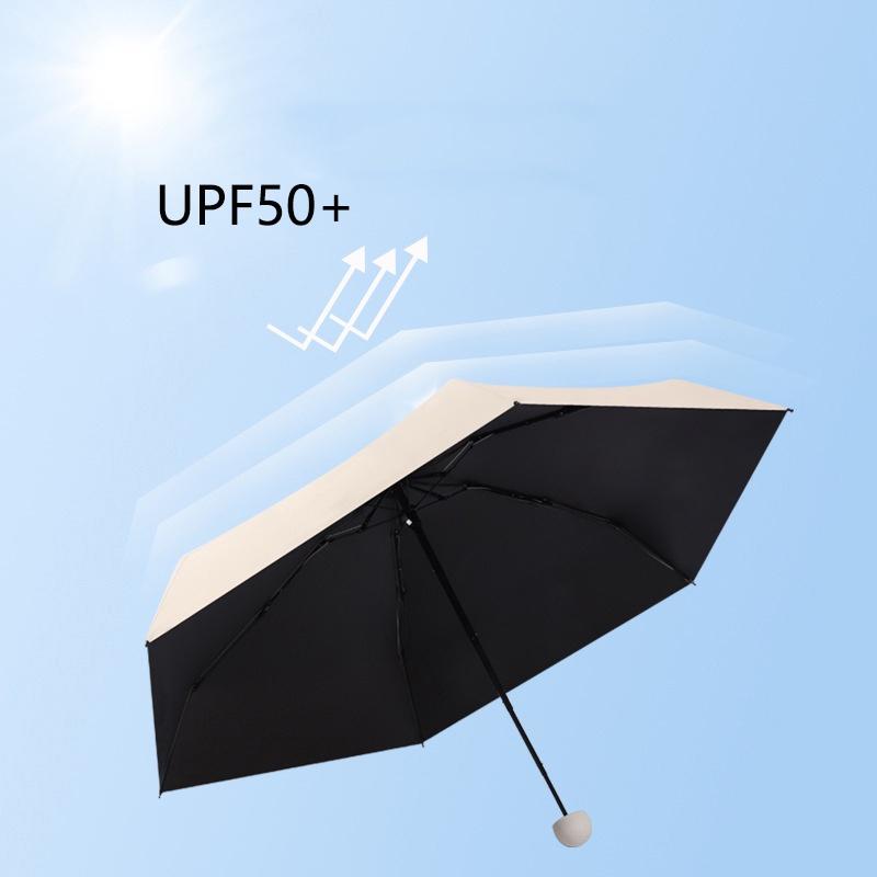 Dù Che Mưa Nắng Chống Tia UV Mini Thiết Kế Nhỏ Gọn Tiện Dụng Cho Nữ