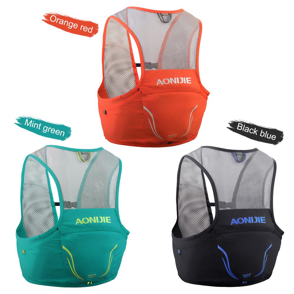 Áo vest lưới thoáng khí kết hợp túi đựng dành cho chạy bộ đi xe đạp ngoài trời