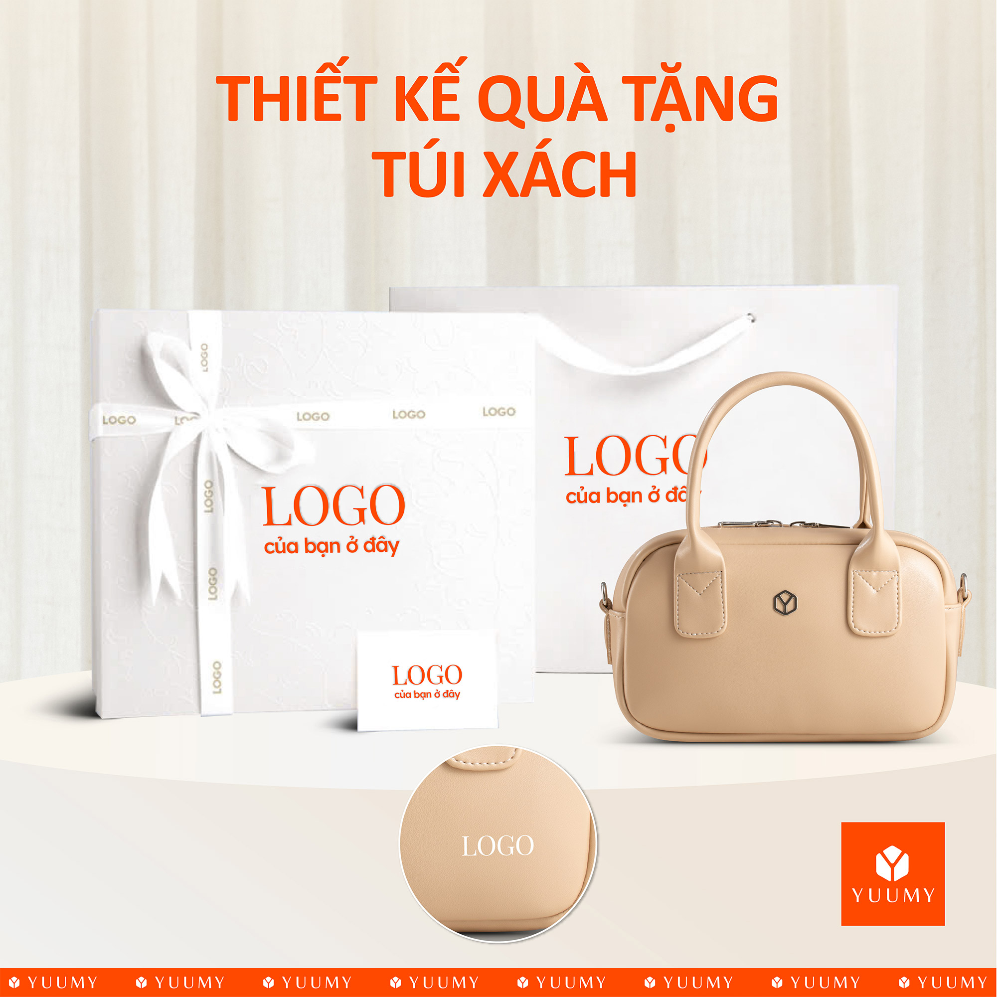 Túi Yuumy ( Thời trang nữ dáng hộp nhỏ gọn tinh tế - Túi xách da Seasand YTX89 )