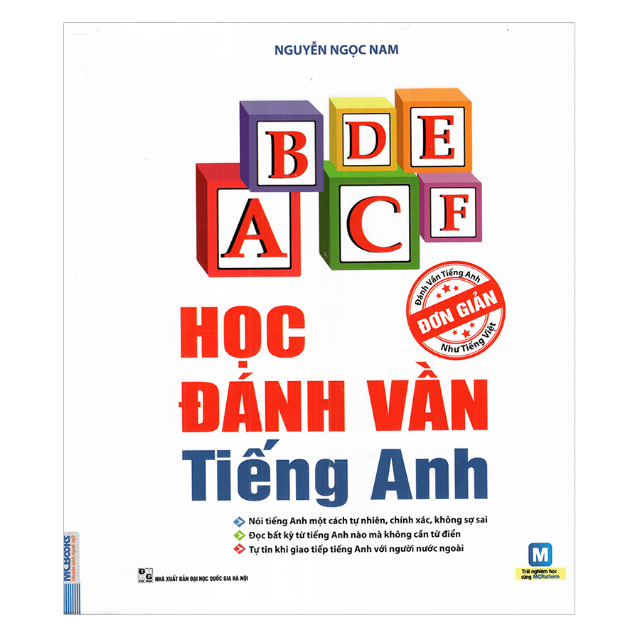 Học Đánh Vần Tiếng Anh (Tặng kèm Tự học 2000 từ vựng tiếng Anh theo chủ đề)