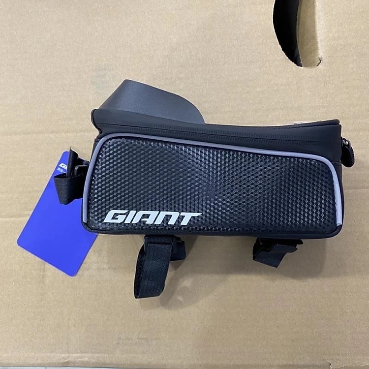 Túi khung xe đạp GIANT 071 Chất liệu PU+EVA chống nước Đựng được điện thoại: 5.8-6.2″ Cảm ứng TPU, Kích thước: 20x11x12
