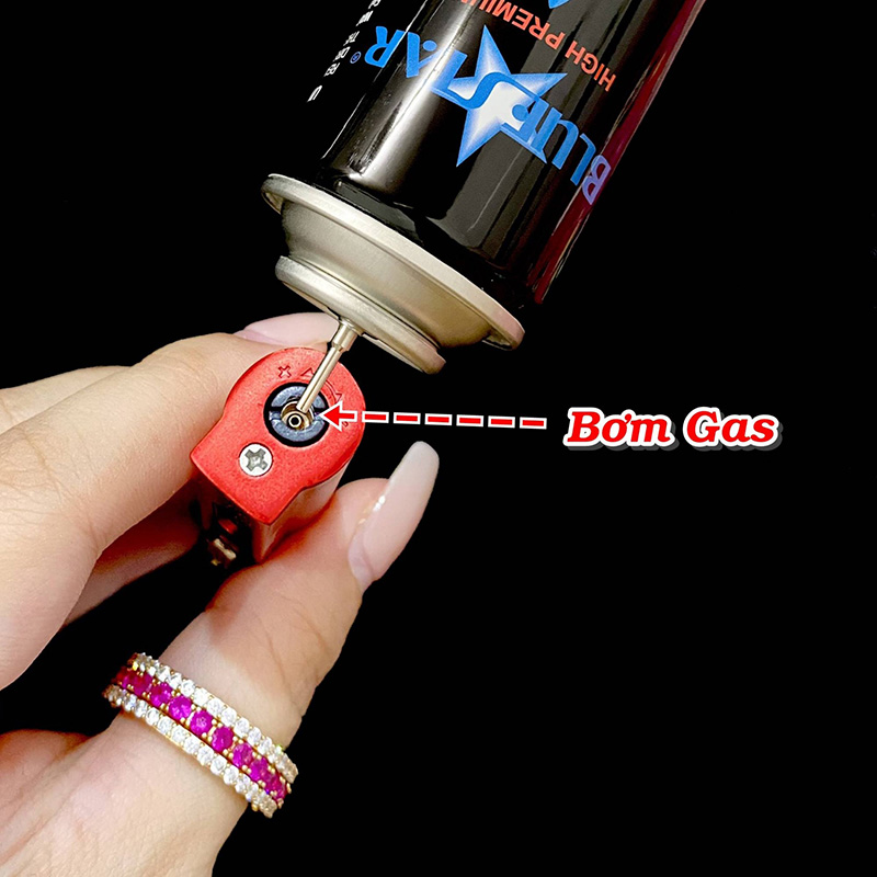 Bật Lửa Khè Gas Đá Lộ Thiên Rảnh Tay AOMAI AM228 – Xài Gas