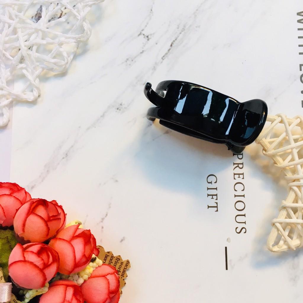 1 cái gấp tóc 3 răng 5 răng màu đen bóng - DBT27