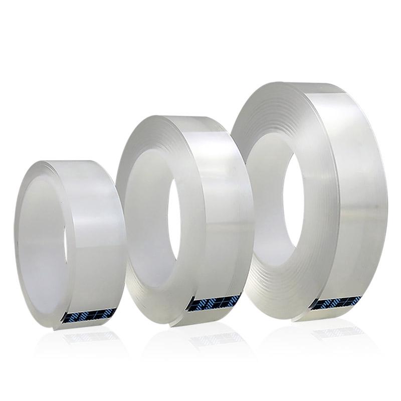 Băng keo 2 mặt trong suốt thiết kế chống trượt đa năng