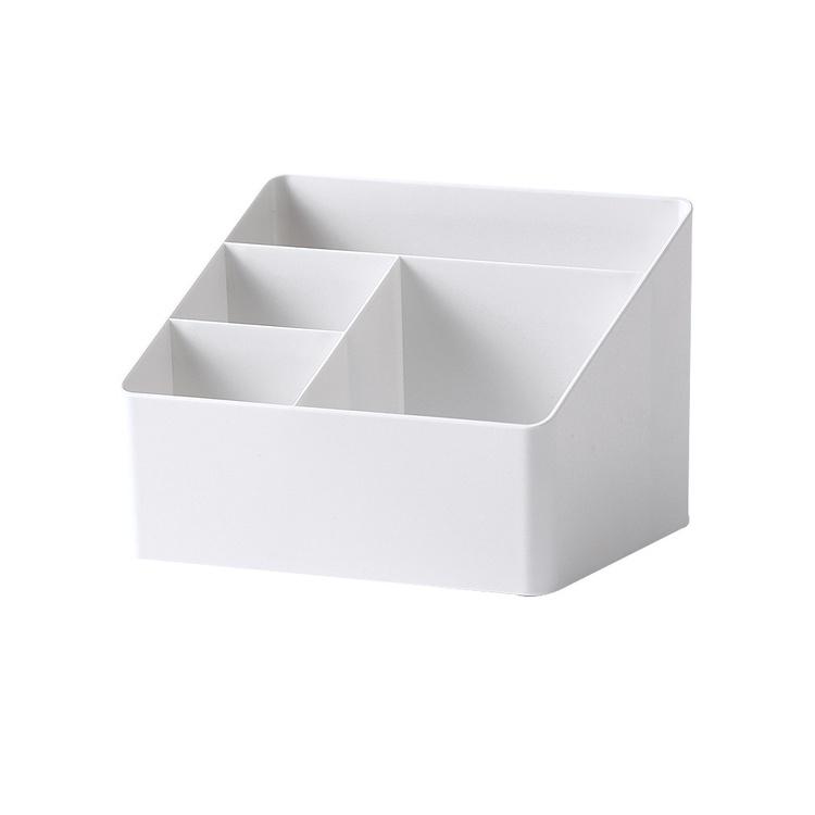 Khay để đồ dùng nhỏ chia ngăn đựng mỹ phẩm văn phòng hộp nhựa đa chức năng để thiết bị điều khiển từ xa babo