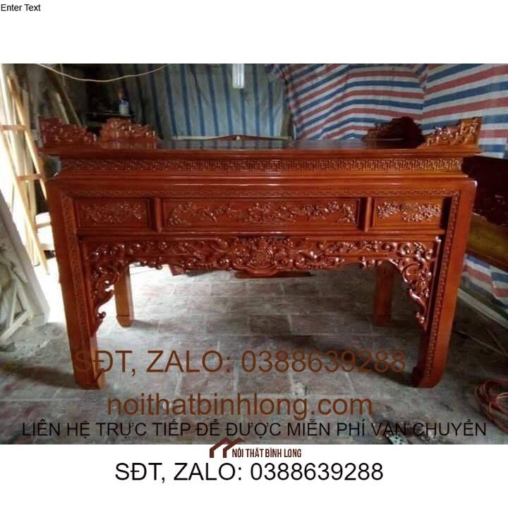 Án Gian Ngũ Phúc Gỗ Thông Đức