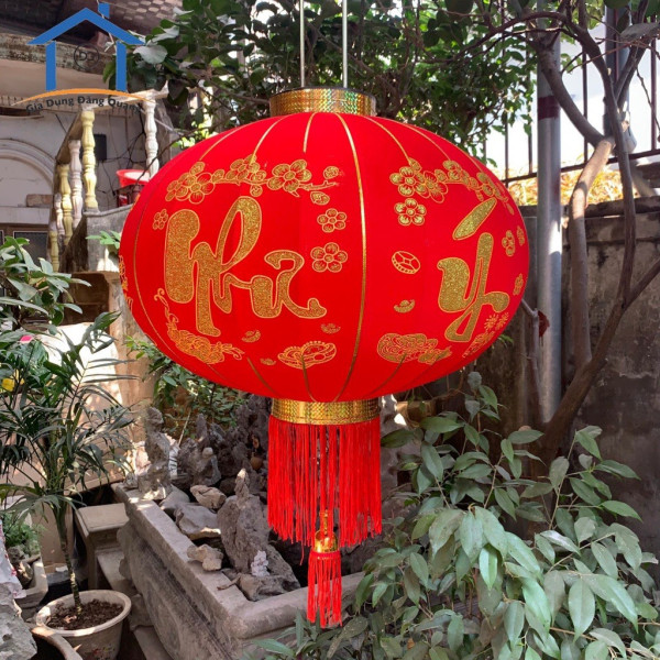 Đèn Lồng đỏ trang trí ngày tết size 60cm 80cm