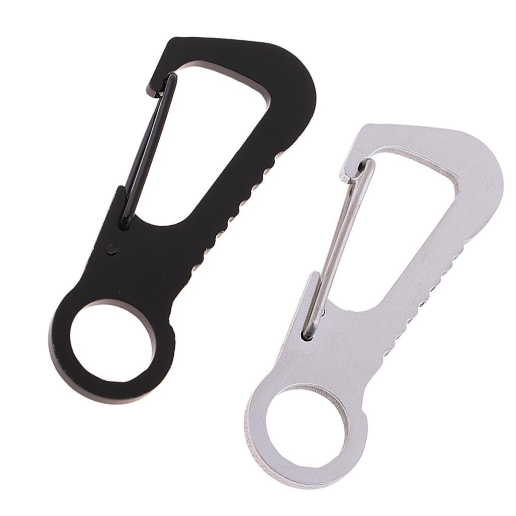 Outdoor Keyring Buckle Quick Release Hooks Key Organizer Holder Camping Hiking Equipment
