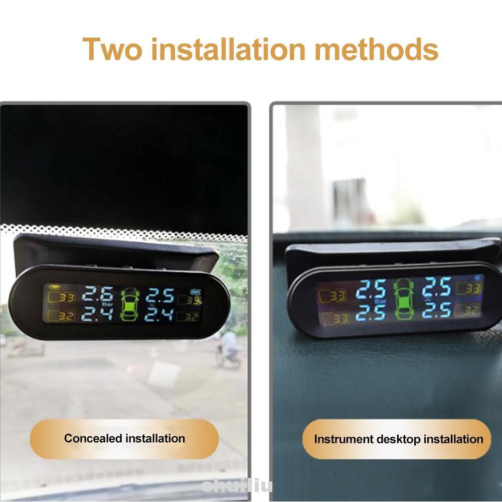 Thiết Bị Theo Dõi Áp Suất Bánh Xe Hơi Không Dây Chống Nước Ipx7