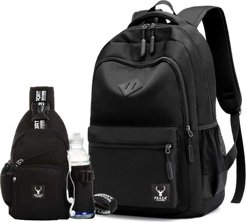 Bộ Balo Học Đường & Túi Đeo Unisex PRAZA - BL177DC108