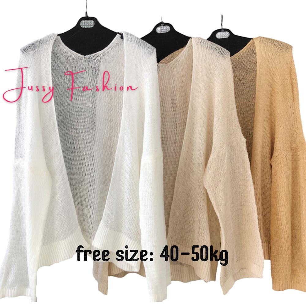 Áo Khoác Cardigan Len Hàng Chuẩn 127gr Jussy Fashion Phong Cách Áo Len Ulzzang Cho Nữ Hàng Đẹp Nhiều Màu Hot