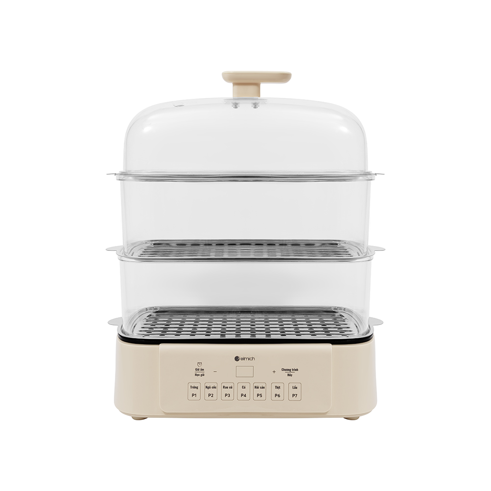 Nồi lẩu hấp điện 3 tầng 4L Elmich STE0299 1650W - Hàng chính hãng