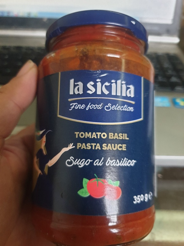 Sốt cà chua và nấm La Sicilia 350g - nguyên liệu không thể thiếu của Mì Ý