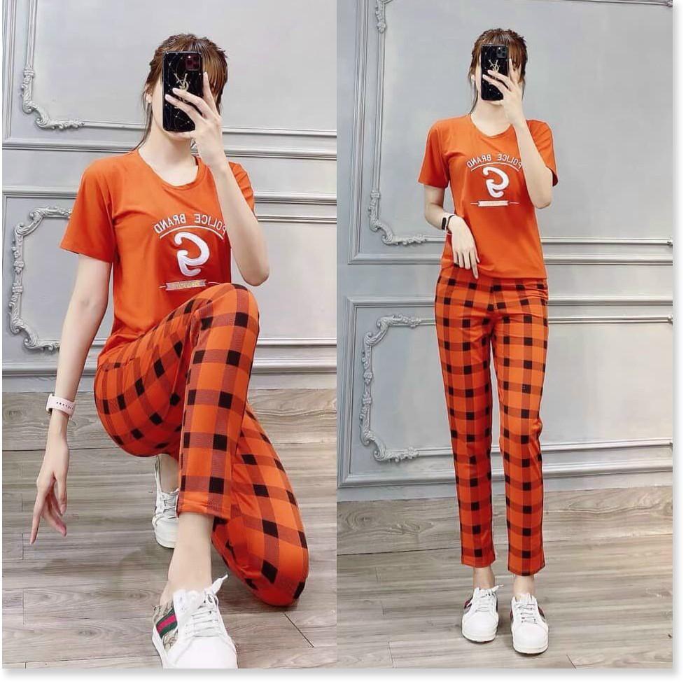 Set bộ thun Cotton NỮ DÀI MẶC NHÀ